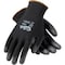 Pip Polyurethane, Flat, Palm & Fingers, 3 Abrasion Level, Black, XL 33-B125/XL - alternate 1